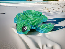 Load image into Gallery viewer, 3D Articulated Rose Sea Turtle