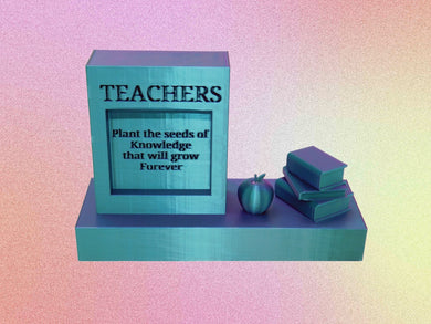 3D Teacher Plaque