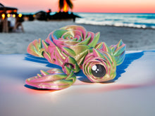 Load image into Gallery viewer, 3D Articulated Rose Sea Turtle