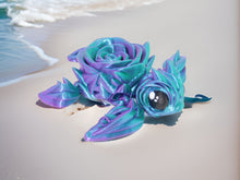 Load image into Gallery viewer, 3D Articulated Rose Sea Turtle