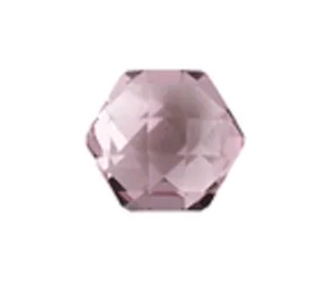 Antique Pink (Lavender) Swarvoski Hex Crystal