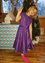 Load image into Gallery viewer, Purple Lacy Dress