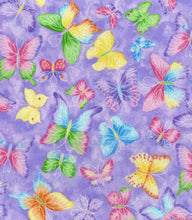 Load image into Gallery viewer, Purple Butterfly Glitter Mask