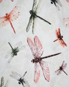 Chloe Dragonflies Scrunchie