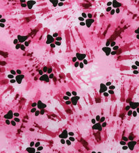 Load image into Gallery viewer, Paws on Pink Tie Dye Mask