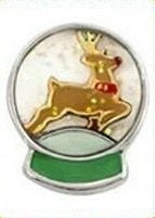 SNOWGLOBE REINDEER CHARM - CHRISTMAS 2016 - LIMITED EDITION