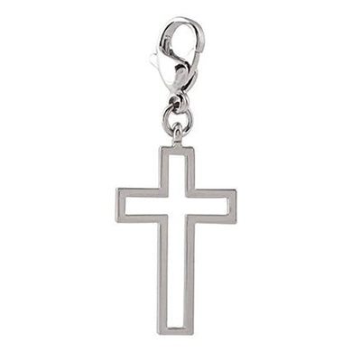 SILVER OPEN CROSS DANGLE - LIMITED EDITION