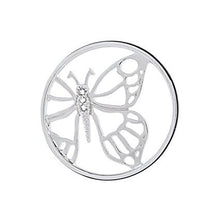 Load image into Gallery viewer, LARGE SILVER BUTTERFLY WINDOW PLATE - LIMITED EDITION