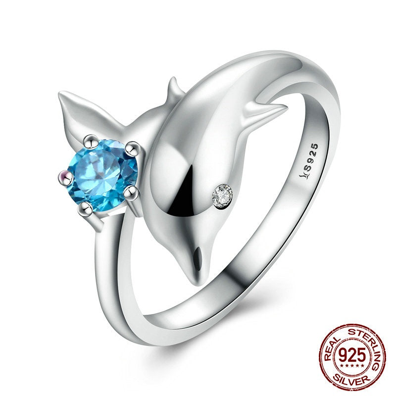 DOLPHIN'S LOVE ANESIDORA RING