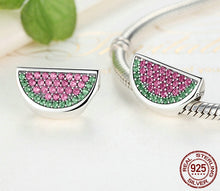 Load image into Gallery viewer, PINK &amp; GREEN WATERMELON ANESIDORA CHARM