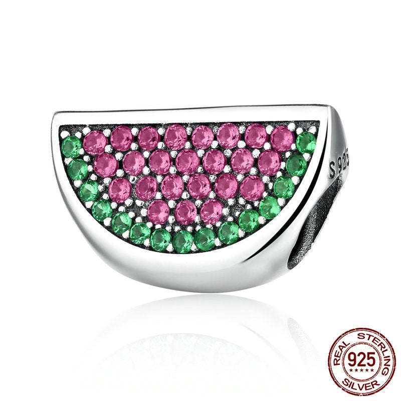 PINK & GREEN WATERMELON ANESIDORA CHARM