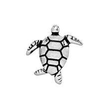Load image into Gallery viewer, SILVER SEA TURTLE CHARM