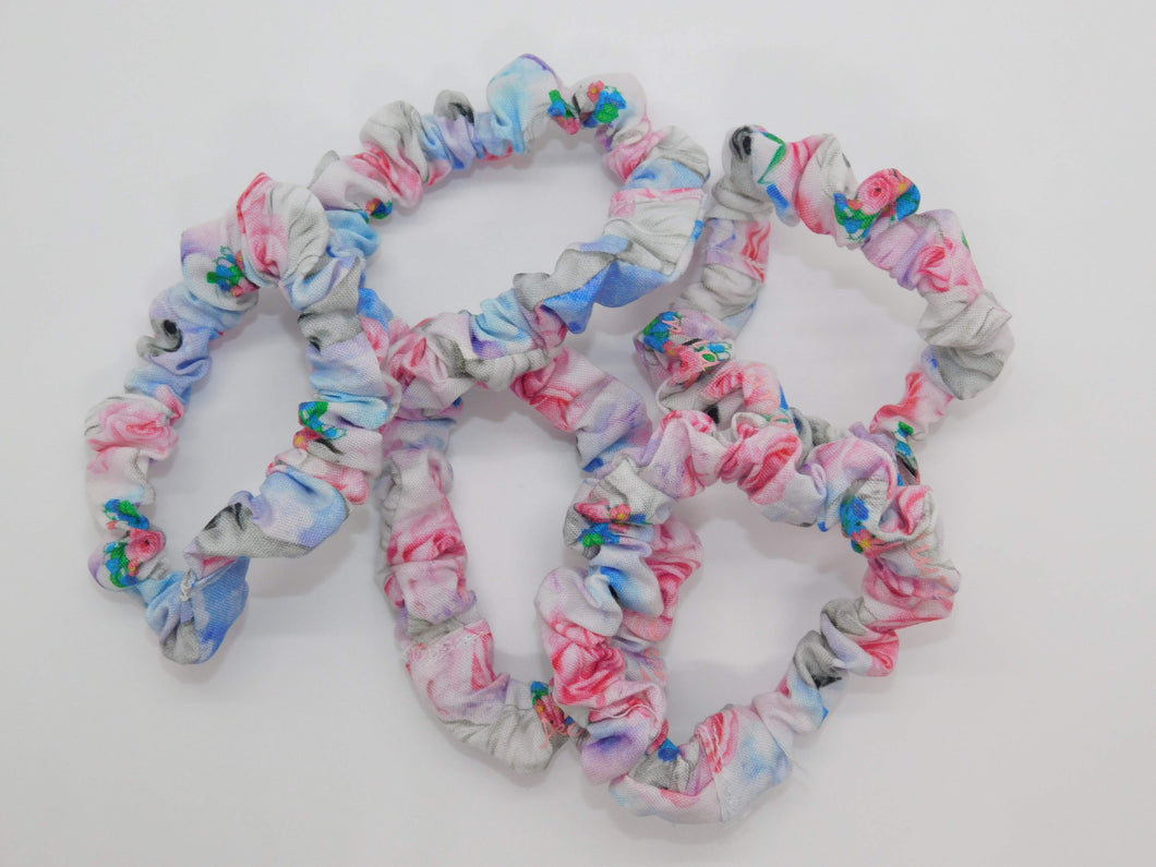 White Unicorns Scrunchie