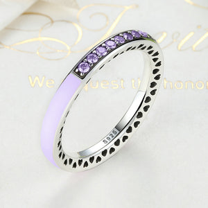 RADIANT HEARTS ANESIDORA RINGS - LAVENDER