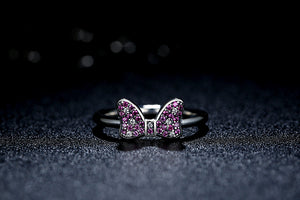 MINNIE'S SPARKLING BOW ANESIDORA RING - DISNEY COLLECTION