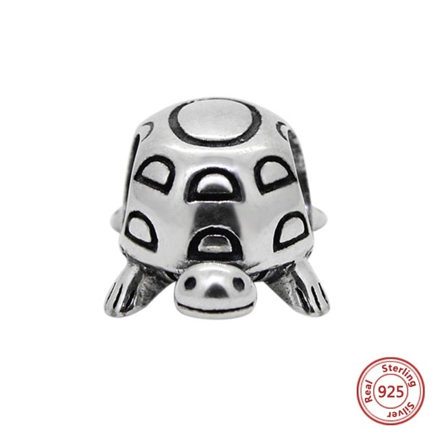 SILVER TORTOISE ANESIDORA CHARM