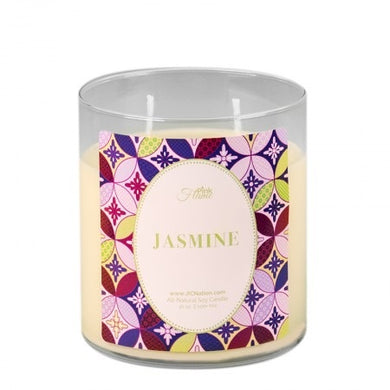 Jasmine Pink Flame Soy Wax Candle