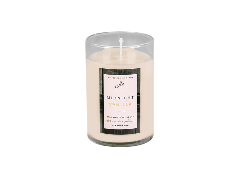 MIDNIGHT VANILLA - THE BASICS SOY WAX CANDLE