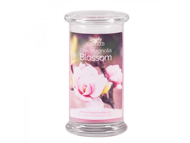 Pink Magnolia Blossom Soy Wax Candle